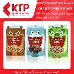 Bao bì đựng ngũ cốc trẻ em với thiết kế ngộ nghĩnh