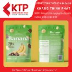 Bao bì trái cây sấy được in ấn với chất liệu dày dặn