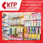Bao bì văn phòng phẩm nhiều mẫu mã, màu sắc