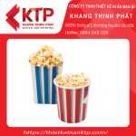 Các dạng hộp đựng bắp rang bơ phổ biến