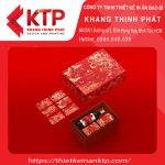 Hoa tiết trên hộp được thiết kế tinh xảo
