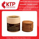 Hộp dạng hình trụ tròn đựng nhang trầm vòng