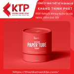 Hộp giấy có thiết kế hình trụ độc đáo