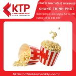 Hộp giấy đựng bắp rang bơ cỡ lớn