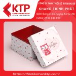 Hộp giấy đựng quà tặng có thiết kế đáng yêu