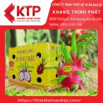 Hộp giấy đựng thanh long do Khang Thịnh Phát sản xuất