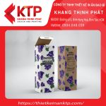 Hộp hình trụ đựng nho làm quà tặng
