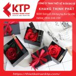 Hộp quà màu đen đơn giản, sang trọng