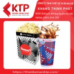Khang Thịnh Phát thực hiện in hộp giấy đựng bắp rang bơ cho Lotte Cinema
