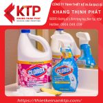 Mẫu chai nhựa chứa hóa chất tẩy rửa