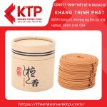 Mẫu hộp đựng nhang trầm vòng hình trụ