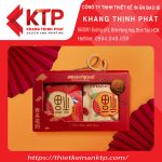 Mẫu hộp đựng quà tết tiện dụng có quai xách