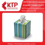 Mẫu hộp khăn giấy hình vuông