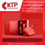Mẫu hộp quà tết cao cấp nắp nam châm