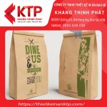 Mẫu túi giấy tiện lợi dành cho các cửa hàng thức ăn nhanh