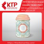 Thiết kế bắt mắt của hộp thiếc đựng trà