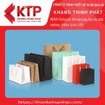 Túi giấy đựng giày có thể in với nhiều chất liệu giấy khác nhau