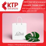 Túi giấy in offset với tông trắng đẹp mắt