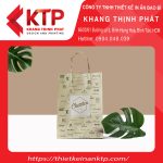 Túi giấy xi măng với thiết kế logo đẹp