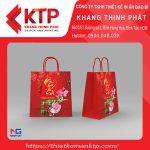 Túi với hình ảnh chiếc bánh chưng ngày Tết