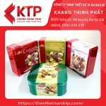 Kiểu dáng và họa tiết trên hộp thiếc đựng bánh 1 hộp thiếc đựng bánh giá rẻ